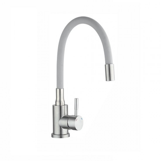 SS Single Lever Kitchen Mixer Grey